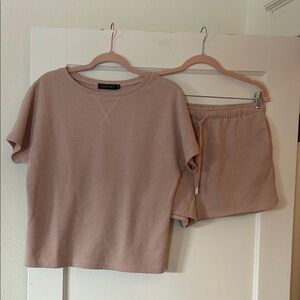 Zesica Ribbed Knit Set